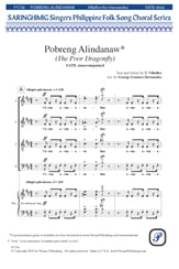 Pobreng Alindanaw SATB choral sheet music cover